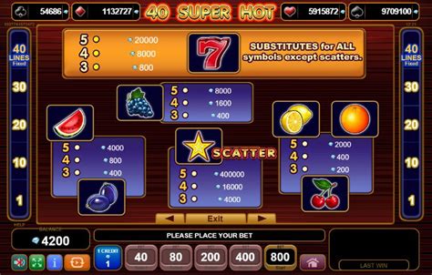 40 Super Hot Slot • Free Play Online • Casino Game • .